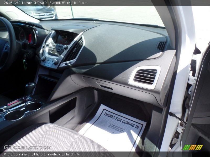 Summit White / Jet Black 2016 GMC Terrain SLE AWD