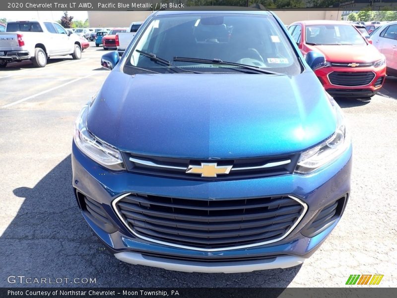 Pacific Blue Metallic / Jet Black 2020 Chevrolet Trax LT AWD