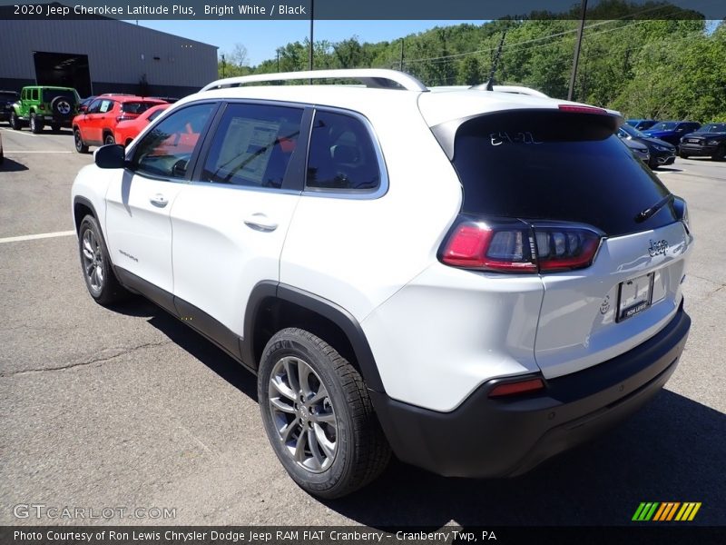 Bright White / Black 2020 Jeep Cherokee Latitude Plus