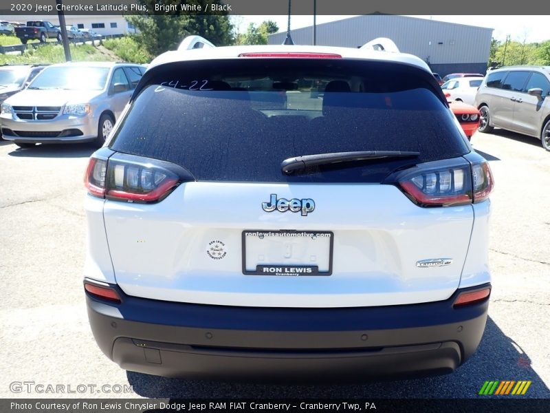Bright White / Black 2020 Jeep Cherokee Latitude Plus