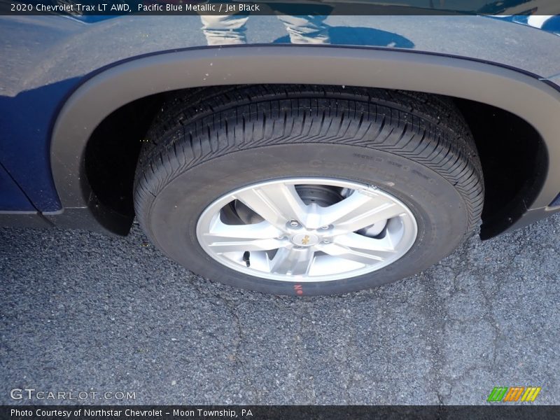 Pacific Blue Metallic / Jet Black 2020 Chevrolet Trax LT AWD