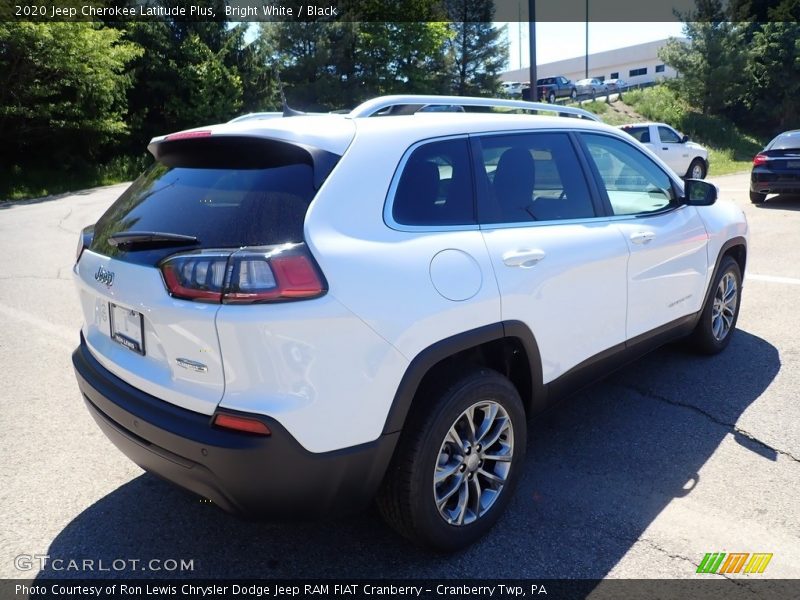 Bright White / Black 2020 Jeep Cherokee Latitude Plus