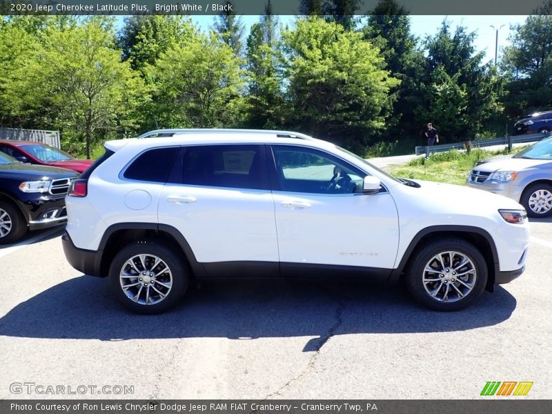 Bright White / Black 2020 Jeep Cherokee Latitude Plus
