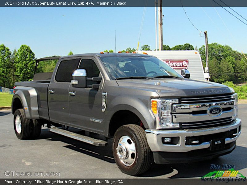 Magnetic / Black 2017 Ford F350 Super Duty Lariat Crew Cab 4x4