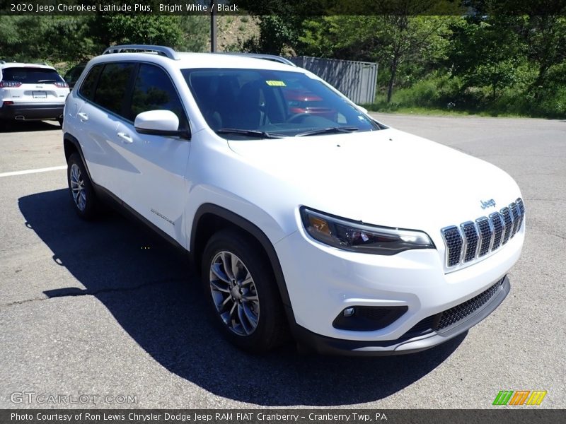 Bright White / Black 2020 Jeep Cherokee Latitude Plus