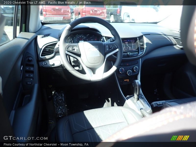 Pacific Blue Metallic / Jet Black 2020 Chevrolet Trax LT AWD