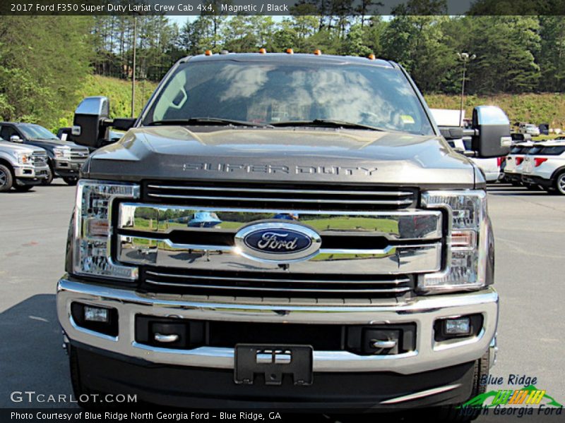 Magnetic / Black 2017 Ford F350 Super Duty Lariat Crew Cab 4x4