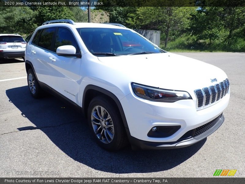 Bright White / Black 2020 Jeep Cherokee Latitude Plus