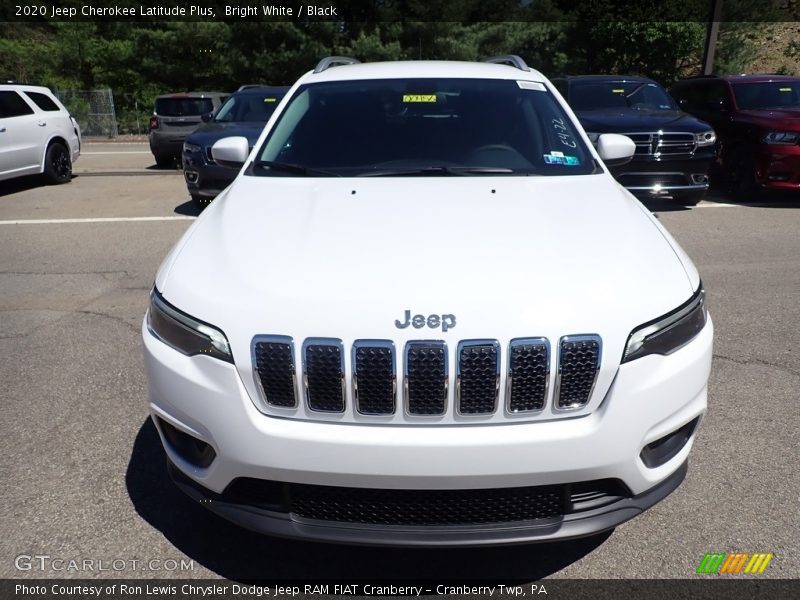 Bright White / Black 2020 Jeep Cherokee Latitude Plus