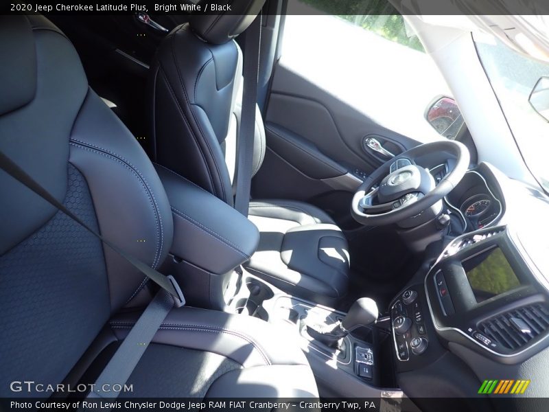 Bright White / Black 2020 Jeep Cherokee Latitude Plus