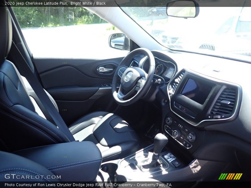 Bright White / Black 2020 Jeep Cherokee Latitude Plus