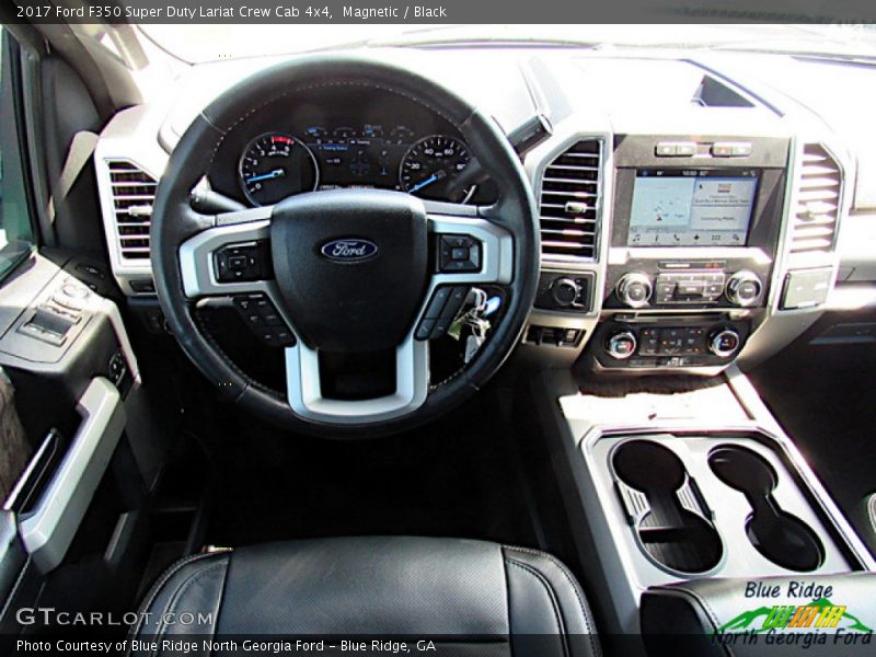 Magnetic / Black 2017 Ford F350 Super Duty Lariat Crew Cab 4x4