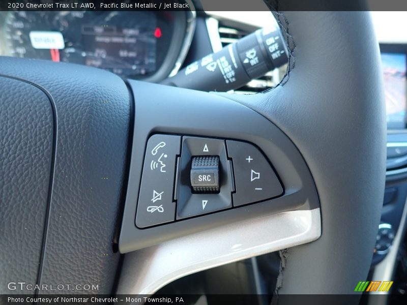 Pacific Blue Metallic / Jet Black 2020 Chevrolet Trax LT AWD