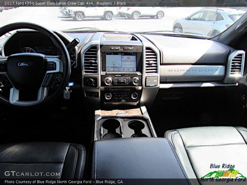 Magnetic / Black 2017 Ford F350 Super Duty Lariat Crew Cab 4x4