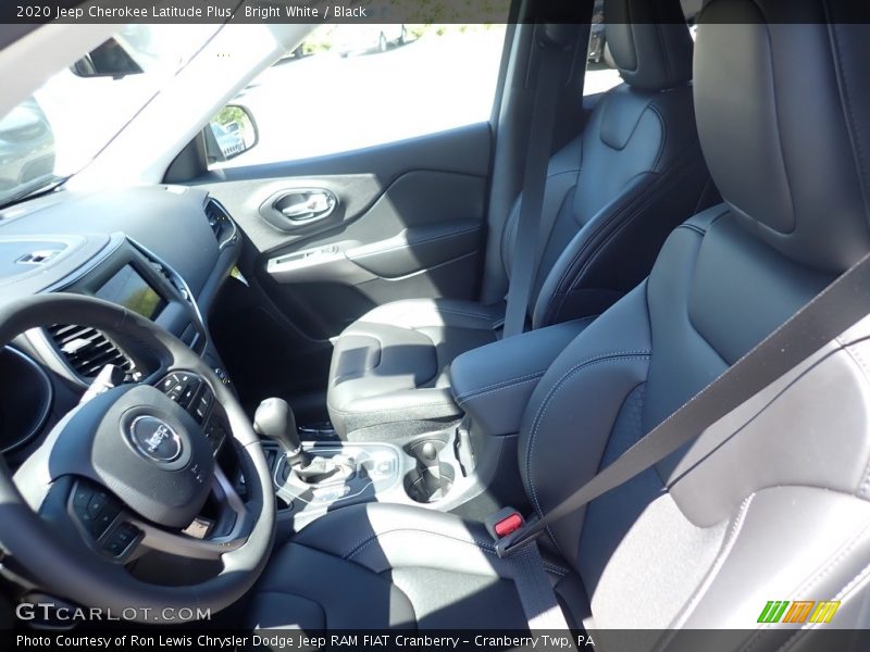 Bright White / Black 2020 Jeep Cherokee Latitude Plus
