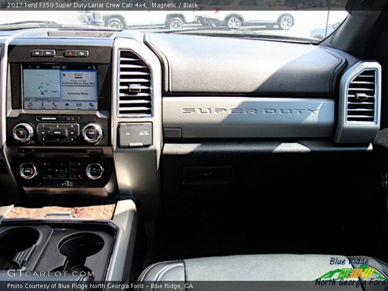 Magnetic / Black 2017 Ford F350 Super Duty Lariat Crew Cab 4x4