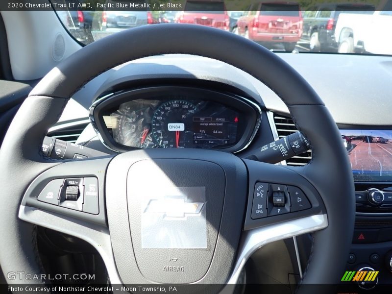 Pacific Blue Metallic / Jet Black 2020 Chevrolet Trax LT AWD