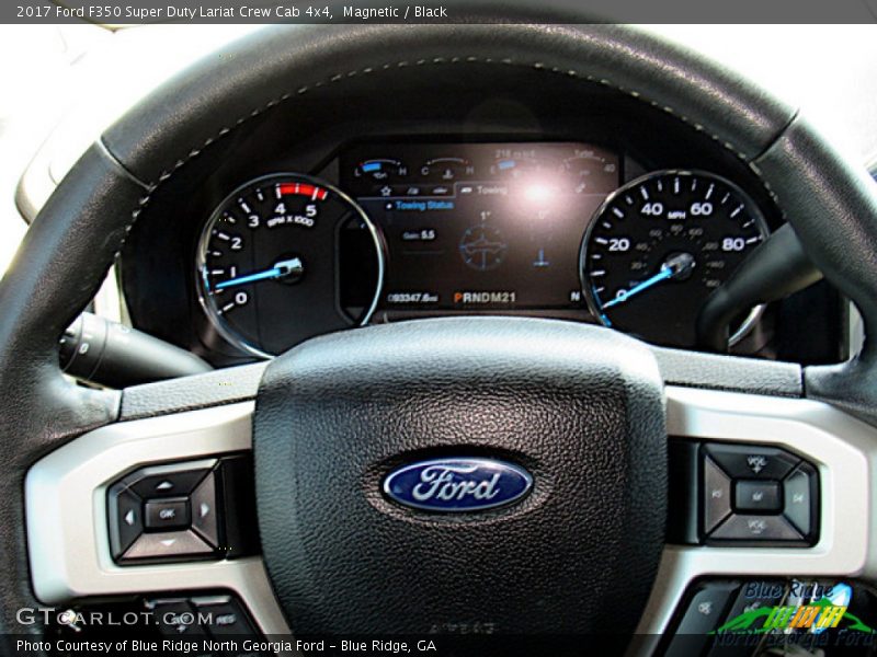 Magnetic / Black 2017 Ford F350 Super Duty Lariat Crew Cab 4x4