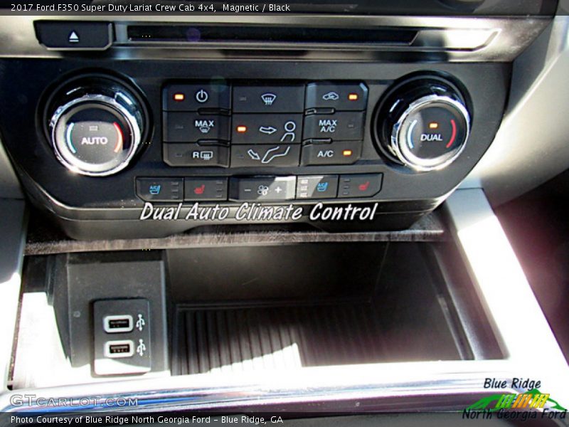 Magnetic / Black 2017 Ford F350 Super Duty Lariat Crew Cab 4x4