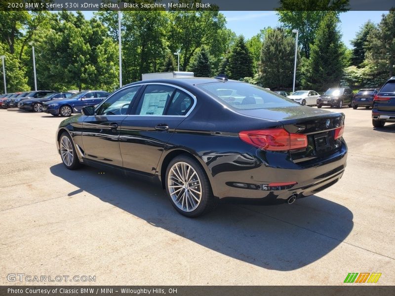 Black Sapphire Metallic / Black 2020 BMW 5 Series 530i xDrive Sedan