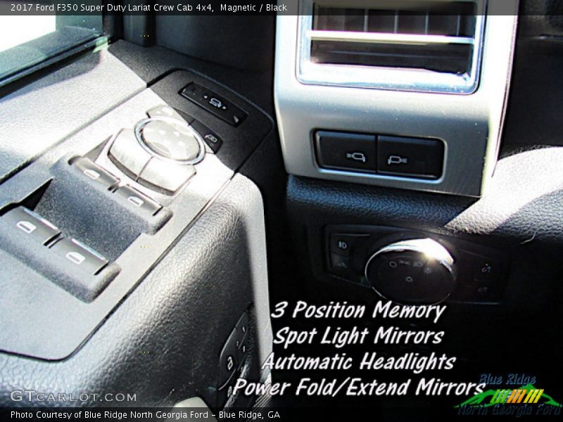 Magnetic / Black 2017 Ford F350 Super Duty Lariat Crew Cab 4x4