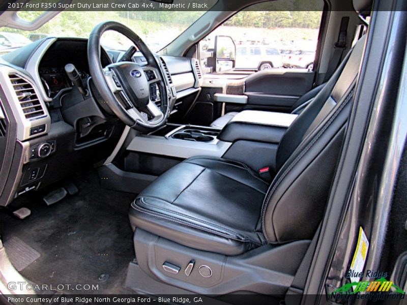 Magnetic / Black 2017 Ford F350 Super Duty Lariat Crew Cab 4x4