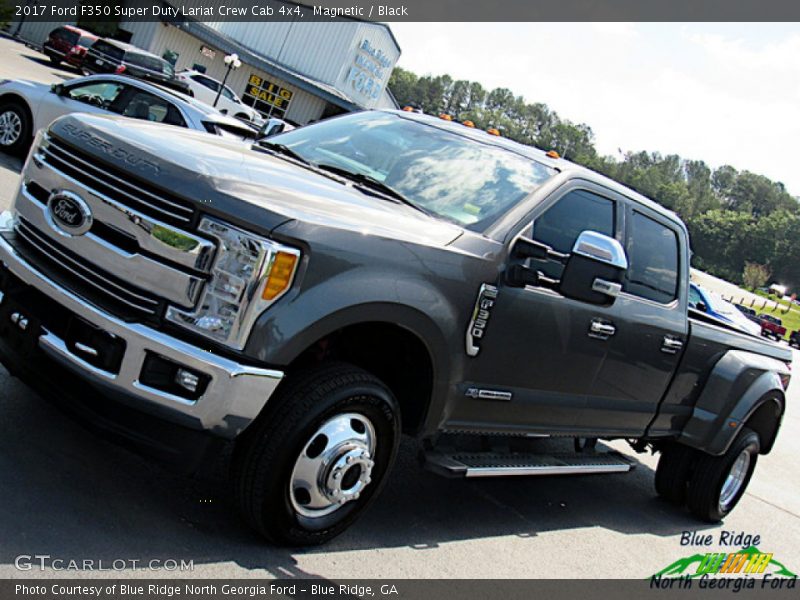 Magnetic / Black 2017 Ford F350 Super Duty Lariat Crew Cab 4x4