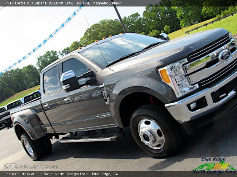 Magnetic / Black 2017 Ford F350 Super Duty Lariat Crew Cab 4x4