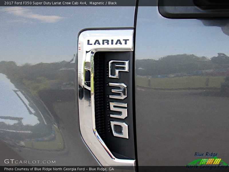 Magnetic / Black 2017 Ford F350 Super Duty Lariat Crew Cab 4x4