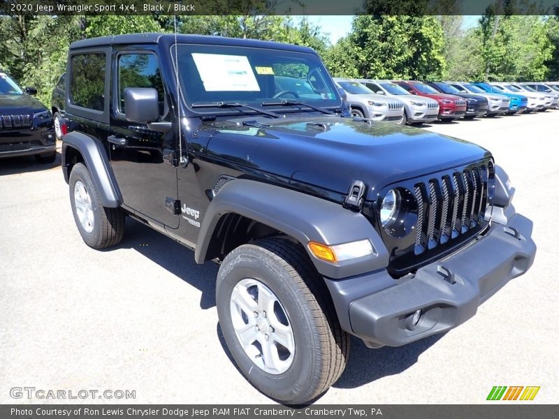 Black / Black 2020 Jeep Wrangler Sport 4x4