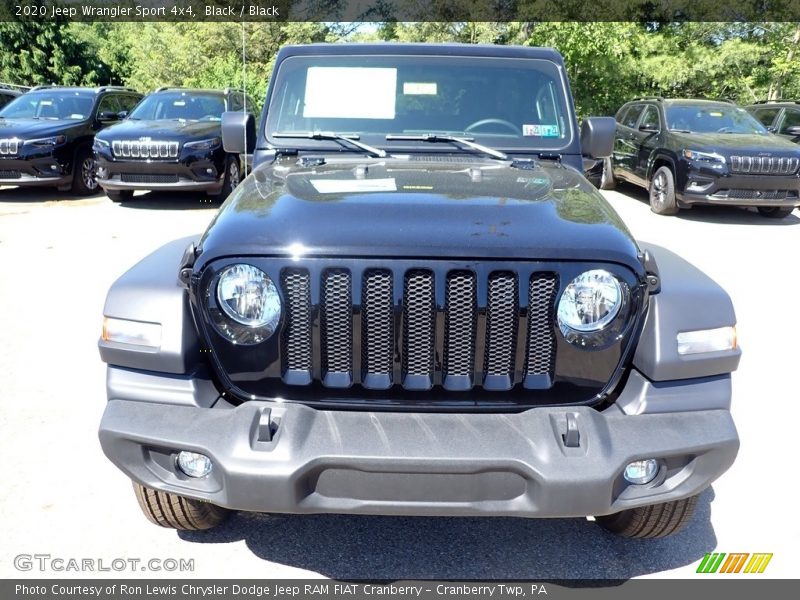 Black / Black 2020 Jeep Wrangler Sport 4x4
