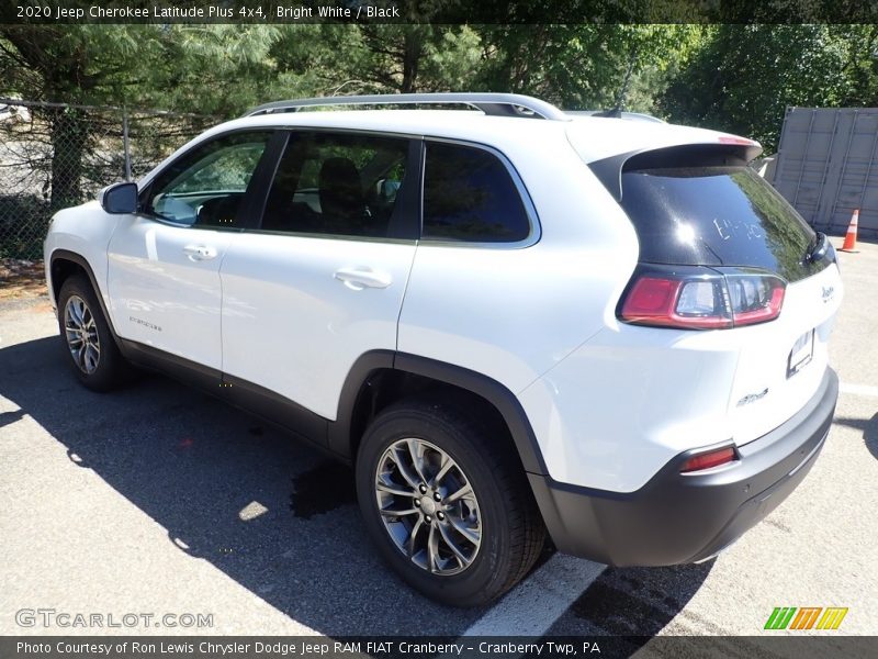 Bright White / Black 2020 Jeep Cherokee Latitude Plus 4x4