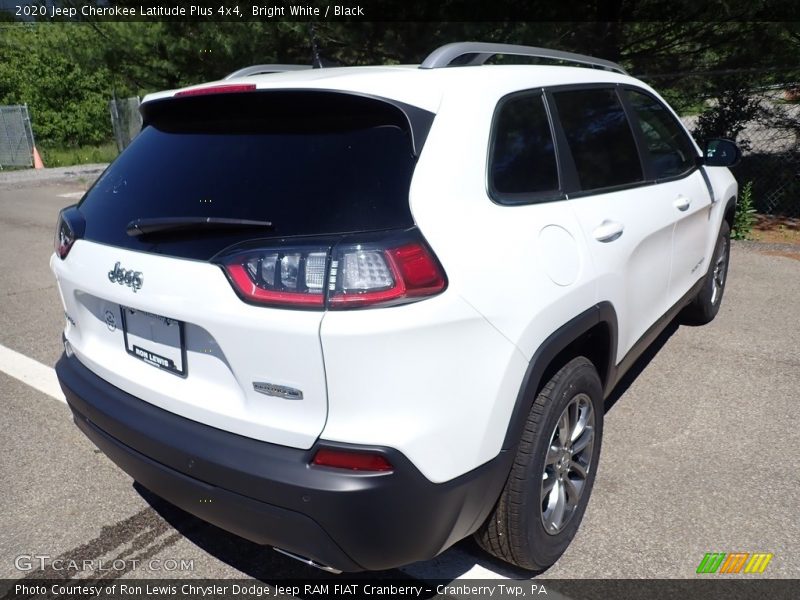 Bright White / Black 2020 Jeep Cherokee Latitude Plus 4x4