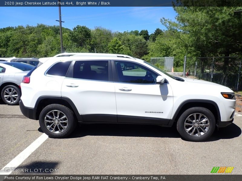 Bright White / Black 2020 Jeep Cherokee Latitude Plus 4x4