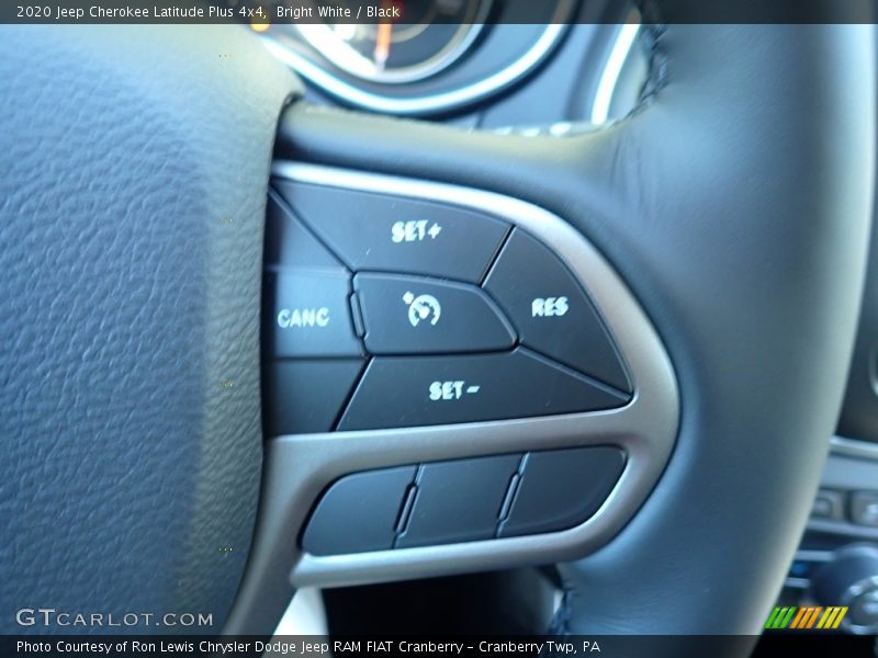 Bright White / Black 2020 Jeep Cherokee Latitude Plus 4x4