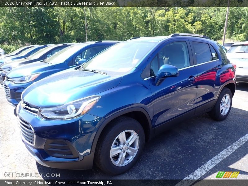 Pacific Blue Metallic / Jet Black 2020 Chevrolet Trax LT AWD