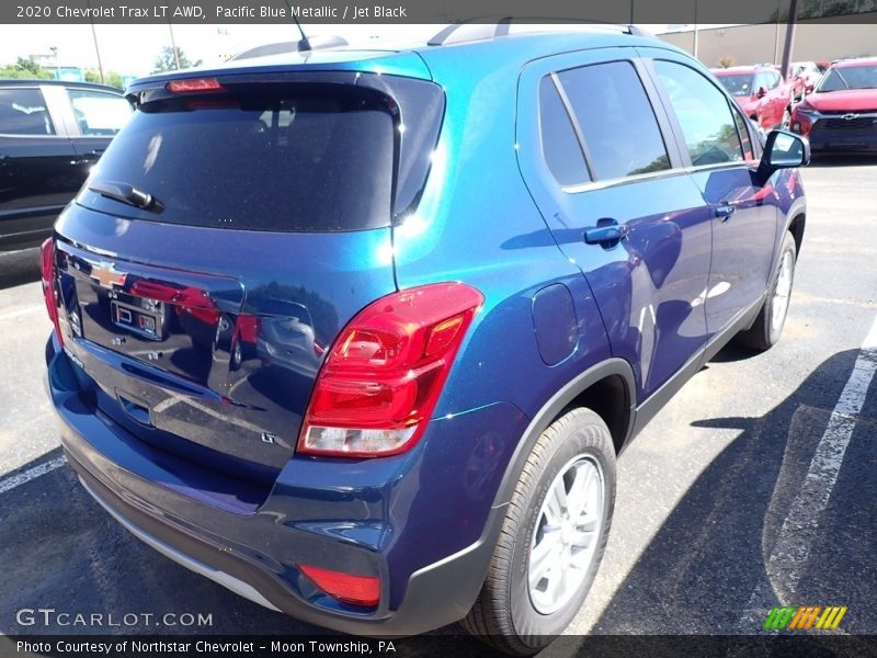 Pacific Blue Metallic / Jet Black 2020 Chevrolet Trax LT AWD