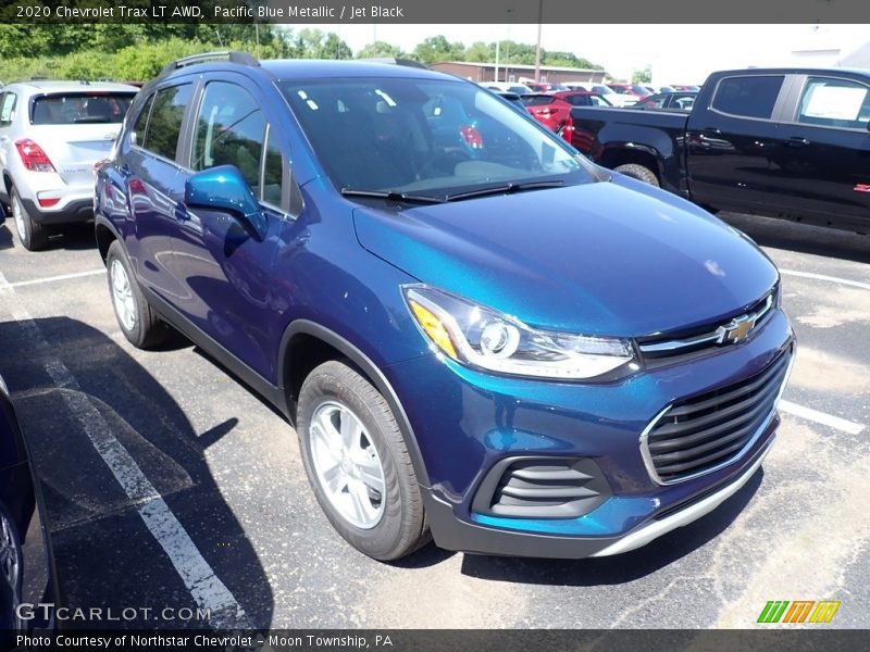 Pacific Blue Metallic / Jet Black 2020 Chevrolet Trax LT AWD