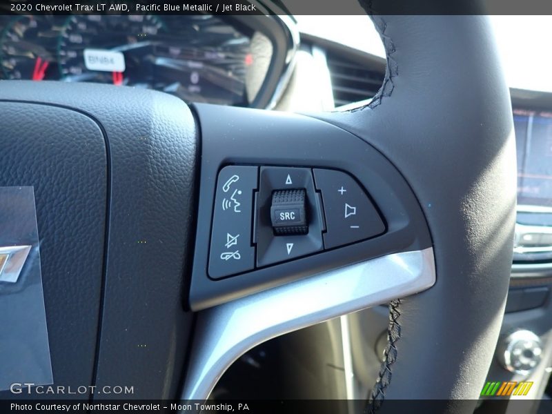 Pacific Blue Metallic / Jet Black 2020 Chevrolet Trax LT AWD