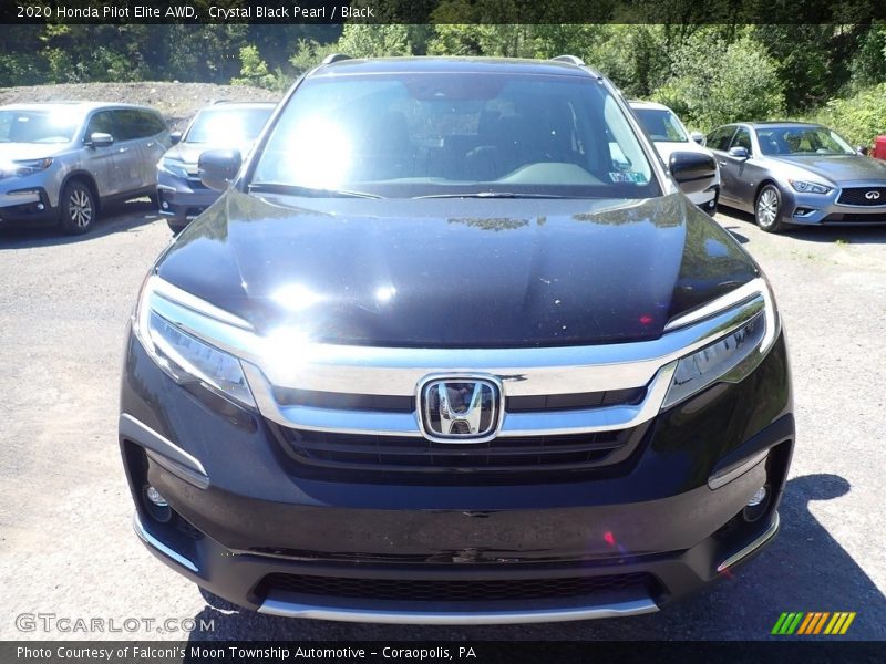 Crystal Black Pearl / Black 2020 Honda Pilot Elite AWD