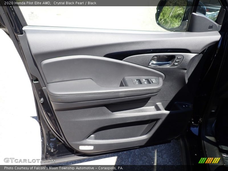 Crystal Black Pearl / Black 2020 Honda Pilot Elite AWD