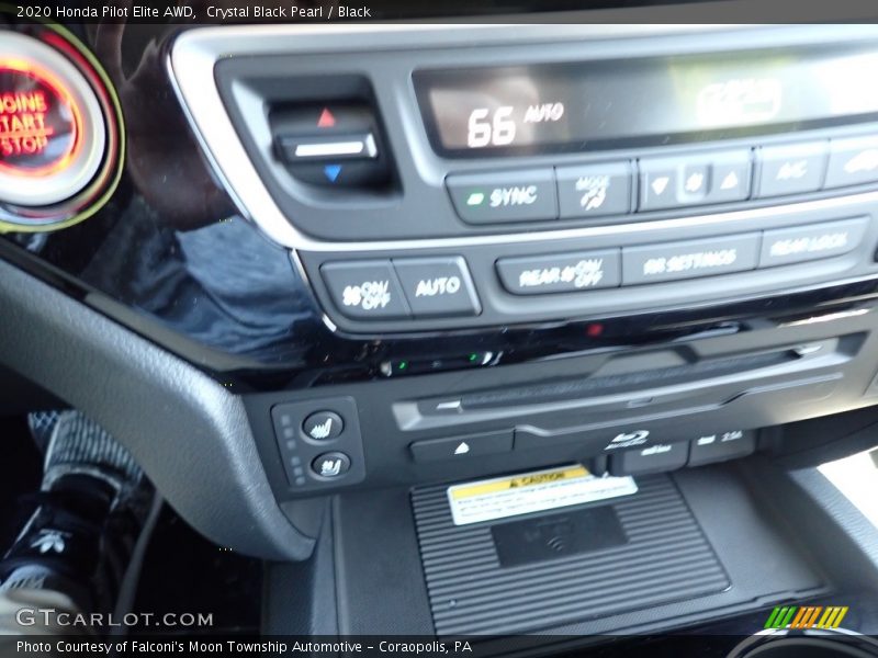 Crystal Black Pearl / Black 2020 Honda Pilot Elite AWD