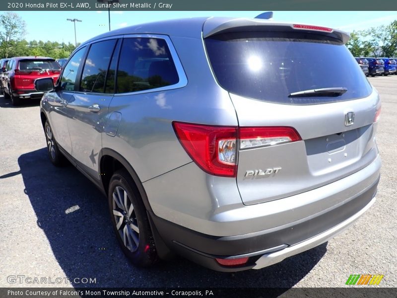 Lunar Silver Metallic / Gray 2020 Honda Pilot EX-L AWD