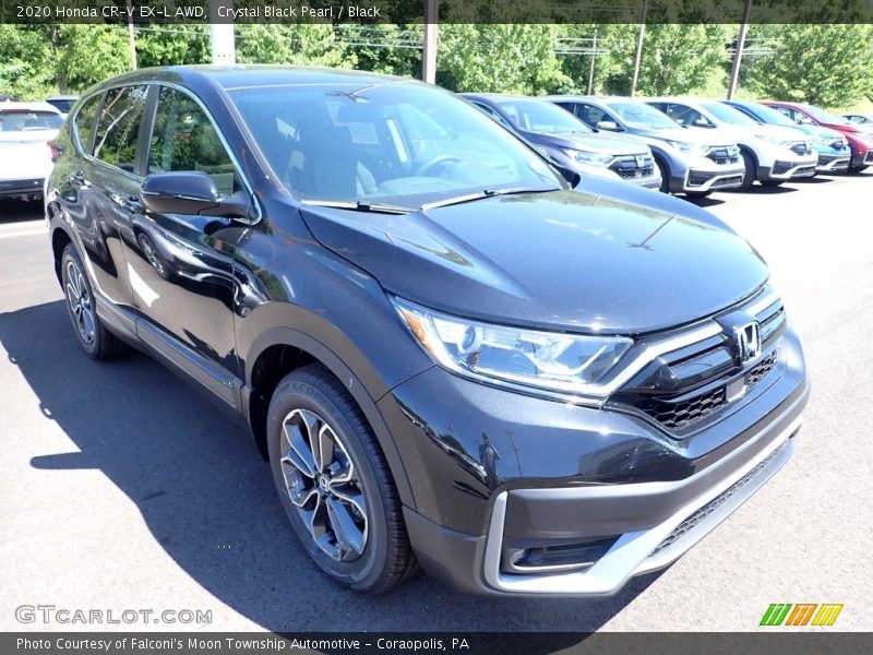 Crystal Black Pearl / Black 2020 Honda CR-V EX-L AWD
