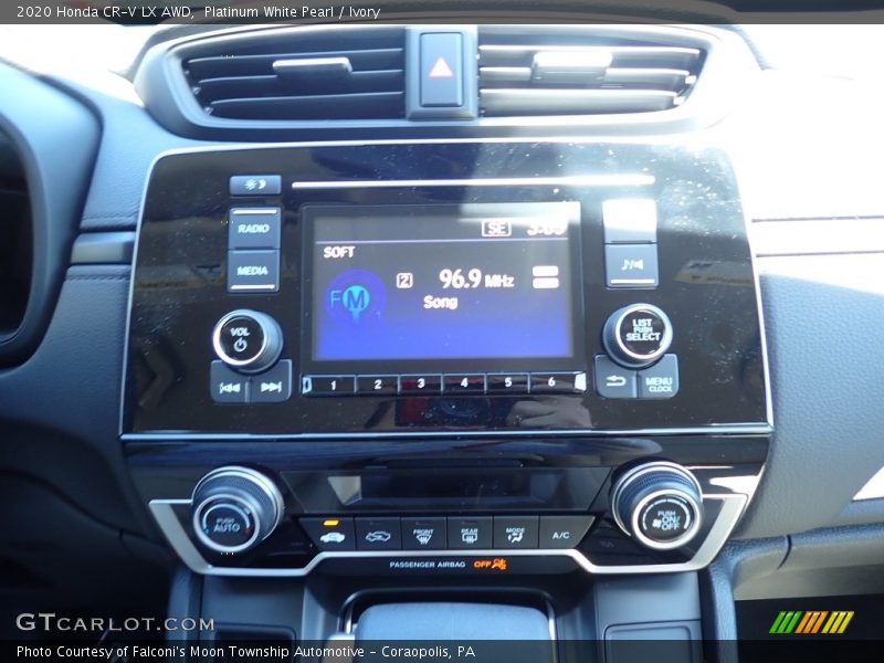 Platinum White Pearl / Ivory 2020 Honda CR-V LX AWD