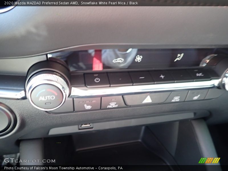 Snowflake White Pearl Mica / Black 2020 Mazda MAZDA3 Preferred Sedan AWD