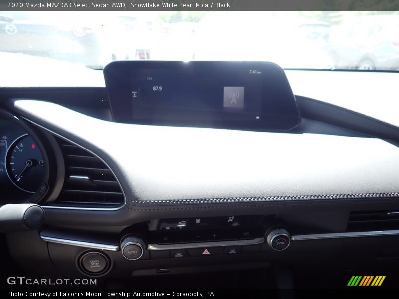 Snowflake White Pearl Mica / Black 2020 Mazda MAZDA3 Select Sedan AWD