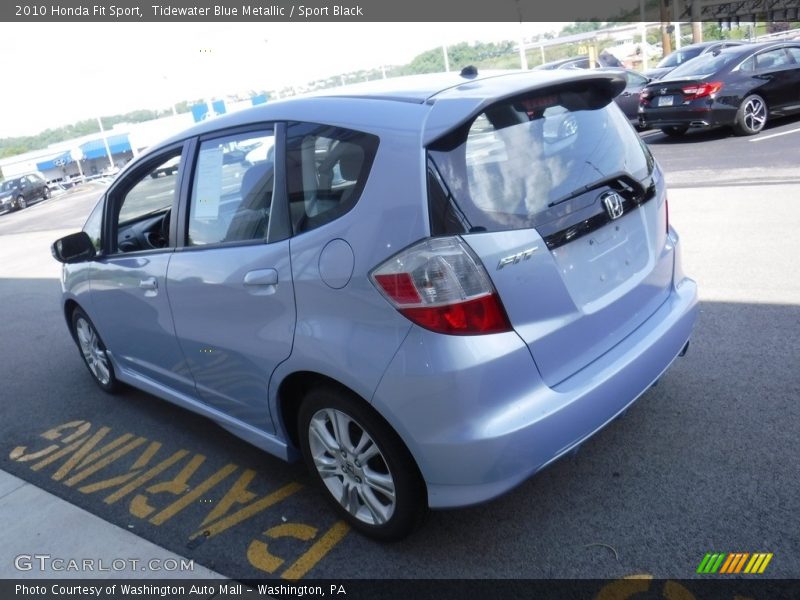 Tidewater Blue Metallic / Sport Black 2010 Honda Fit Sport