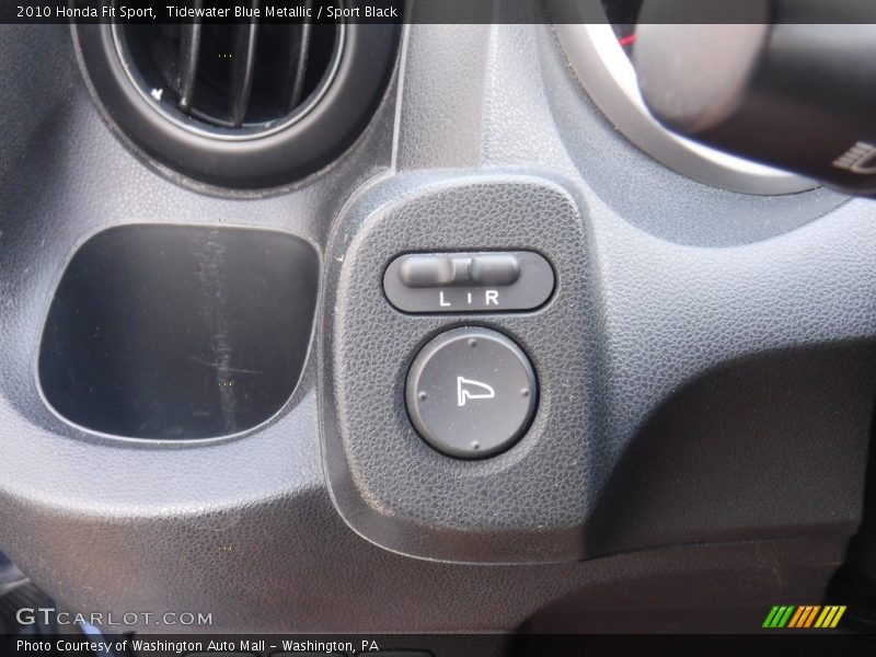 Tidewater Blue Metallic / Sport Black 2010 Honda Fit Sport
