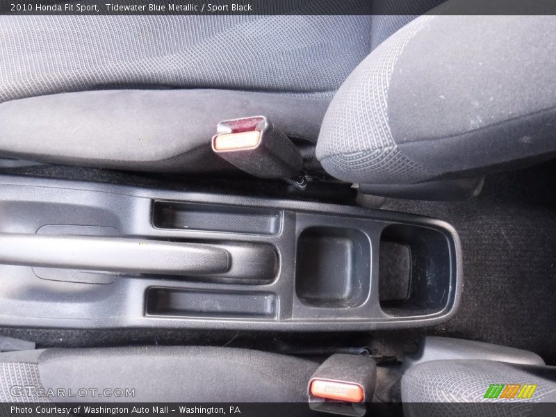Tidewater Blue Metallic / Sport Black 2010 Honda Fit Sport
